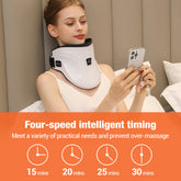 Electric Hot Compress Neck Fixed Traction Air Pressure Kneading Massage Instrument - Lifestil. www.Lifestil.net
