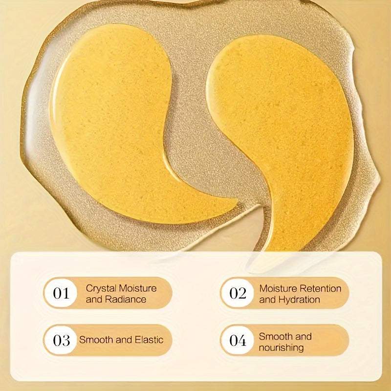 60pcs Golden Firming Eye Patches - Hydrating & Nourishing - Lifestil. www.Lifestil.net