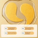 60pcs Golden Firming Eye Patches - Hydrating & Nourishing - Lifestil. www.Lifestil.net