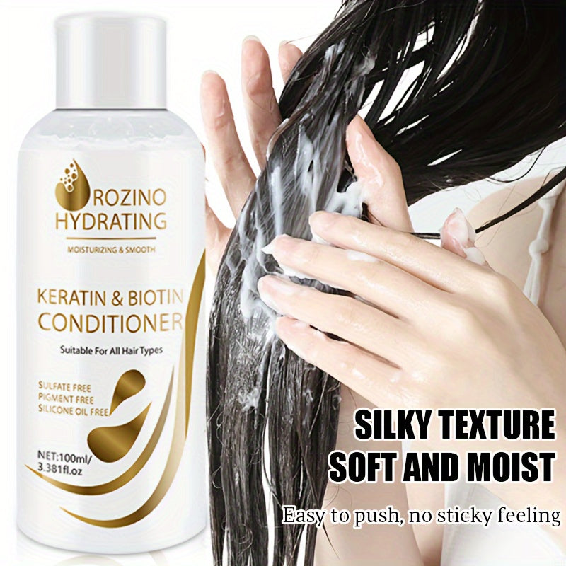 Shampoo + conditioner. Keratin+Biotin. - Lifestil. www.Lifestil.net