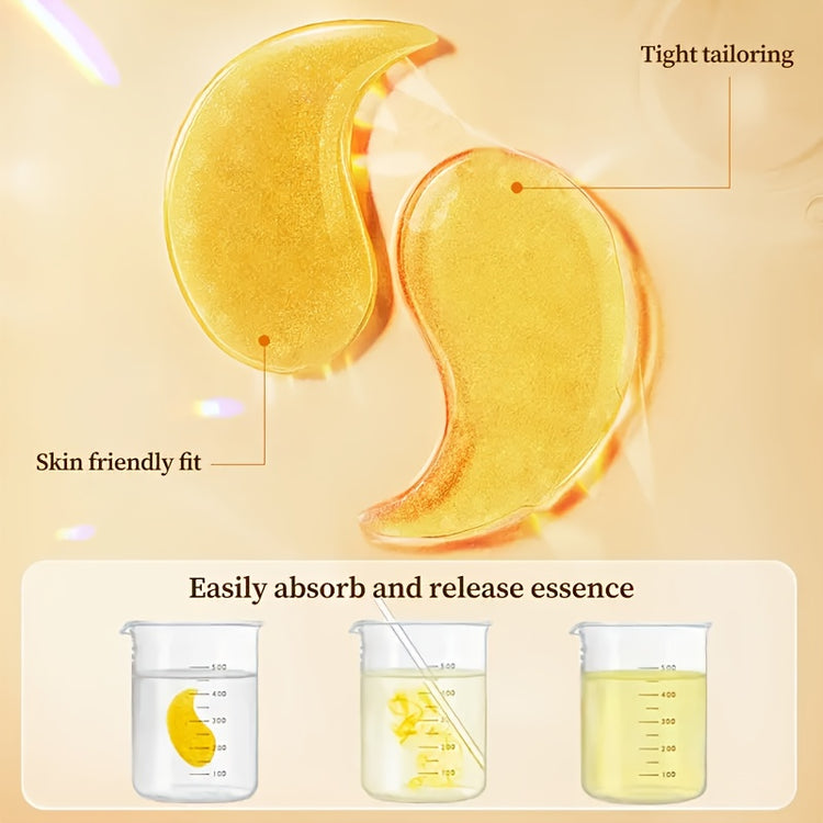 60pcs Golden Firming Eye Patches - Hydrating & Nourishing - Lifestil. www.Lifestil.net