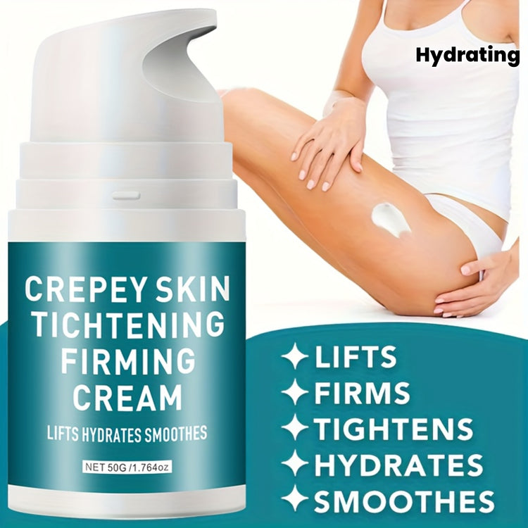 Light beige body cream with hyaluronic acid, caffeine and jojoba oil - Lifestil. www.Lifestil.net