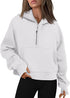 Zipper Hoodies Sweatshirts With Pocket Loose Sport Tops Long Sleeve Pullover Sweaters Winter Fall Outfits Women Clothing - Lifestil. www.Lifestil.net