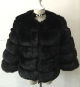 Mink fur coats women&