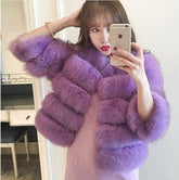 Mink fur coats women&