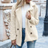Loose Lapel Fluffy Coat Winter Button Jacket Cardigan - Lifestil. www.Lifestil.net