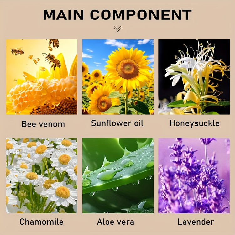 ROZINO Bee Venom Face & Neck Cream, 150g - Hypoallergenic, Moisturizing & Firming, Brightens Skin Tone, Smoothens Skin Texture, Anti-Wrinkle Skincare for Dry Skin, with Honey, Aloe Vera & Chamomile, for All Skin Types, Revita - Lifestil. www.Lifestil.net