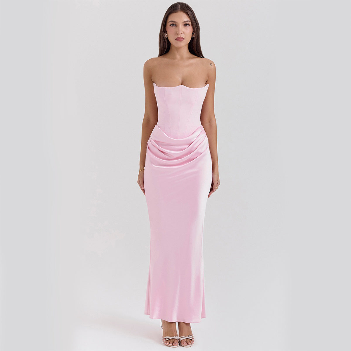 Fashion Style Slim Tube Top Long Dress Sexy Fashion Bandeau - Lifestil. www.Lifestil.net