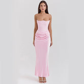 Fashion Style Slim Tube Top Long Dress Sexy Fashion Bandeau - Lifestil. www.Lifestil.net