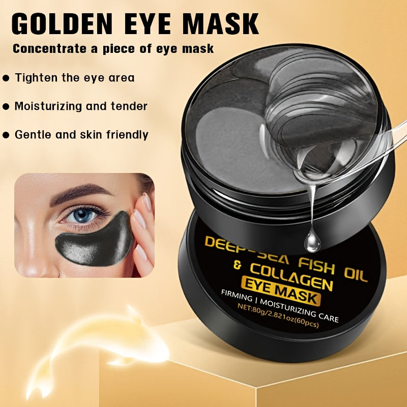 60pcs Collagen Eye Mask with Deep Sea Fish Oil Instant Lift - Lifestil. www.Lifestil.net
