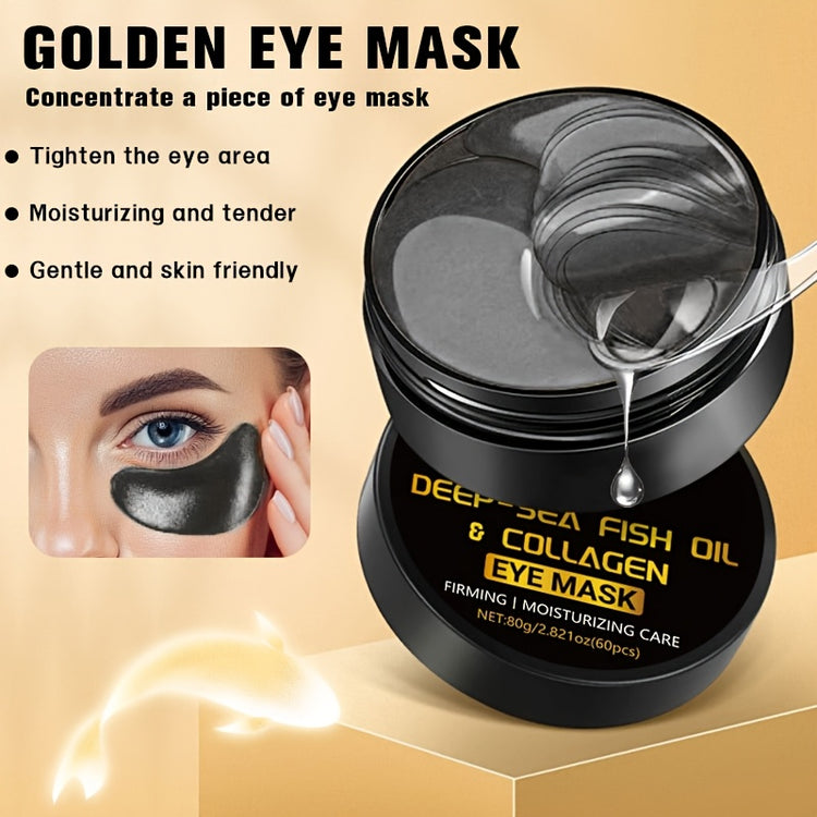 60pcs Collagen Eye Mask with Deep Sea Fish Oil Instant Lift - Lifestil. www.Lifestil.net