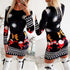 Long sleeve crew neck Christmas print sexy dress - Lifestil. www.Lifestil.net