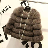 Mink fur coats women&