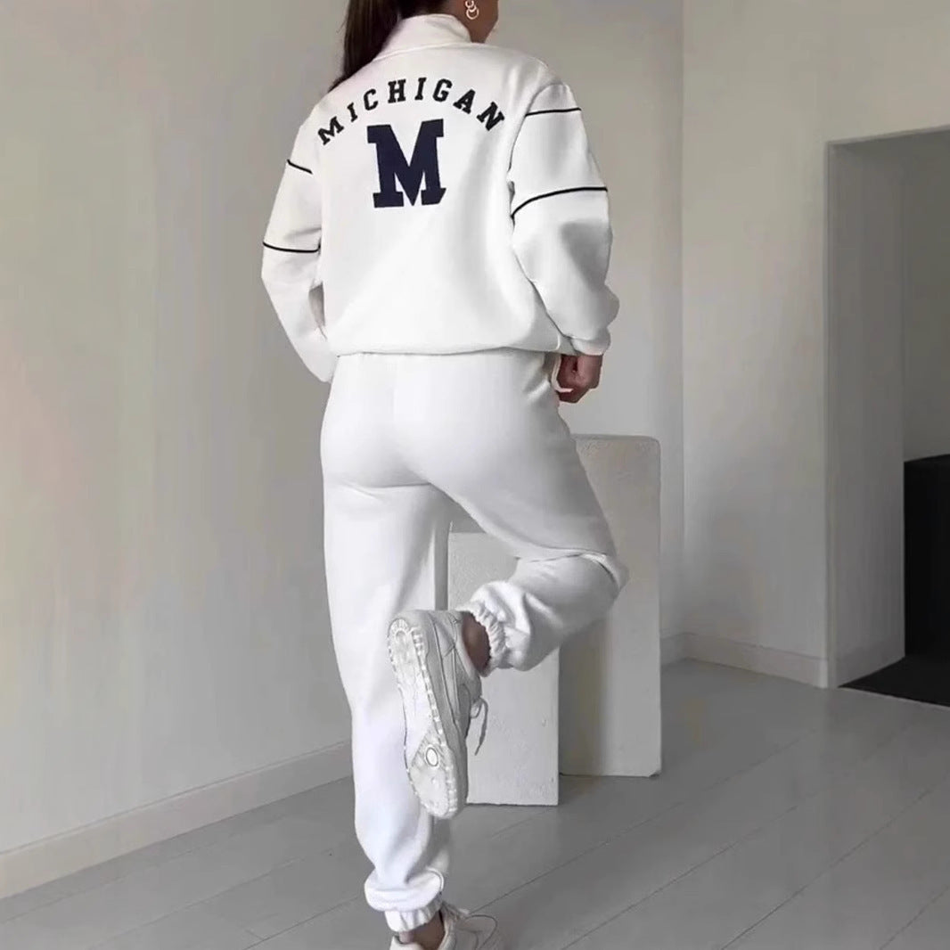 Womens 2 Piece Outfits Lounge Hoodless Pullover Sweatshirt Sweatsuit Sets Sweatshirt Baggy Fashion Sweatpants With Pockets - Lifestil. www.Lifestil.net