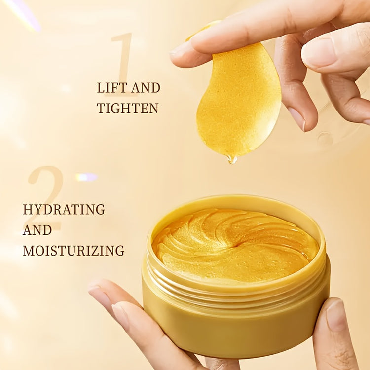 60pcs Golden Firming Eye Patches - Hydrating & Nourishing - Lifestil. www.Lifestil.net