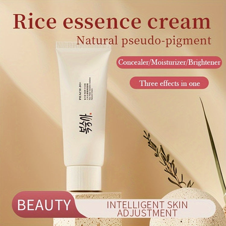 Makeup-free moisturizer with rice water