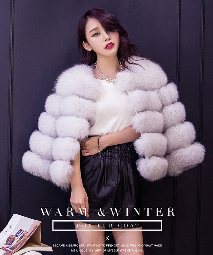 Mink fur coats women&