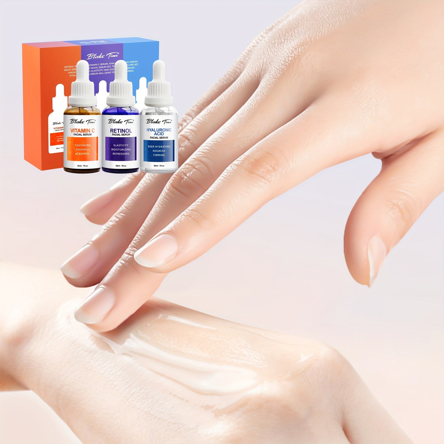 Blithe Time Hyaluronic Acid VC Retinol Essence Set - Lifestil. www.Lifestil.net