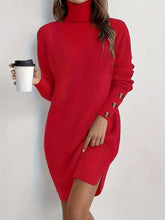 Long sleeve coat dress for winter