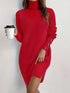Long sleeve coat dress for winter