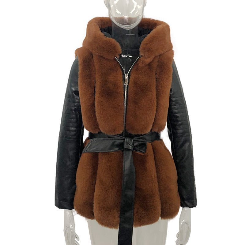 A jacket with fur