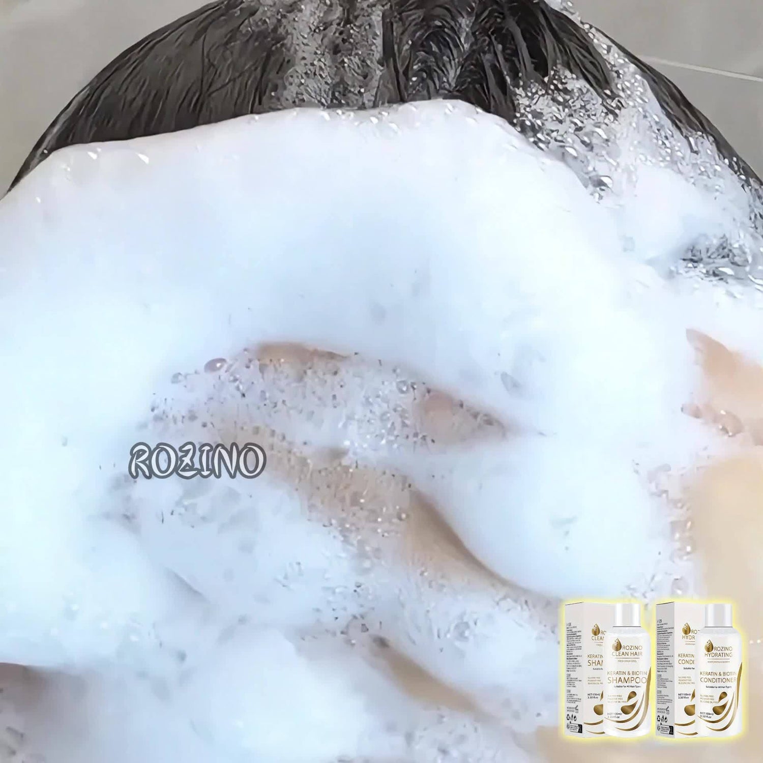 Shampoo + conditioner. Keratin+Biotin. - Lifestil. www.Lifestil.net