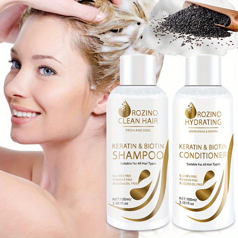 Shampoo + conditioner. Keratin+Biotin. - Lifestil. www.Lifestil.net