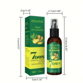 Ginger Hair Oil and Biotin Hair Essence, 7-Day Ginger Nourishing Scalp Massage for All Hair Types, Perfect Valentine&