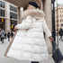 Winter Long Jacket with Fur Hood