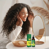 Ginger Hair Oil and Biotin Hair Essence, 7-Day Ginger Nourishing Scalp Massage for All Hair Types, Perfect Valentine&