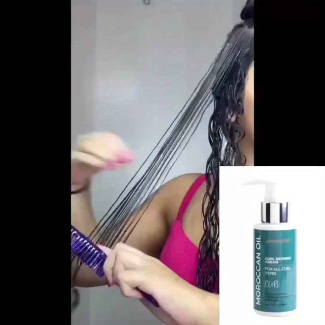 Moroccan curly hair styling product, enriched with Moroccan walnut oil, Aloe Vera - Lifestil. www.Lifestil.net