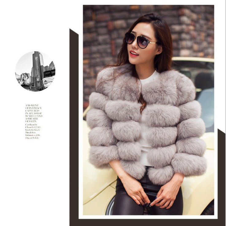 Mink fur coats women&