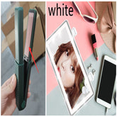 Hair Straightener Cordless Usb Hair Straightener Mini Ceramics Hair Curler 3 Constant Temperature Portable Flat Iron For Travel - Lifestil. www.Lifestil.net