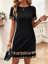 leopard print dress