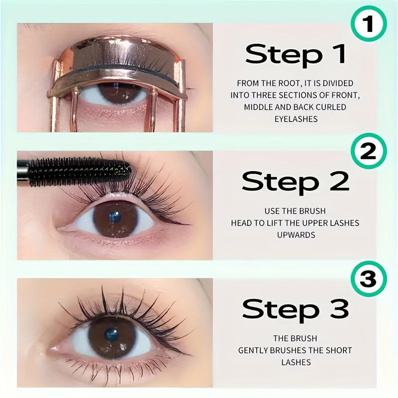 4D 3pcs mascara, black, resistant - Lifestil. www.Lifestil.net