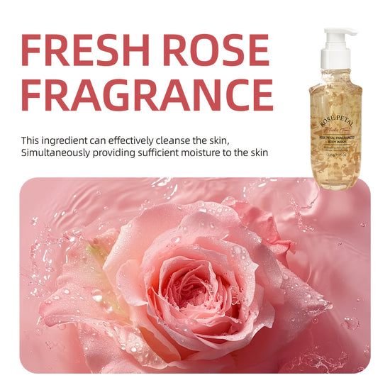 Blithe Time Shower Gel with Rose petals*3 pcs