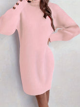 Long sleeve coat dress for winter