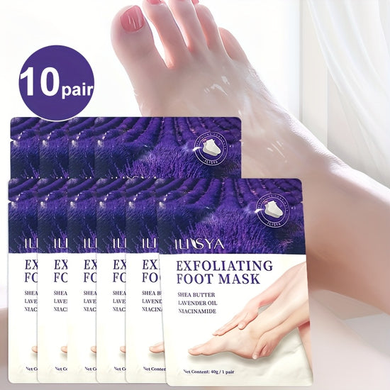 Lavender Foot Mask Moisturizing for Dry, Cracked Feet