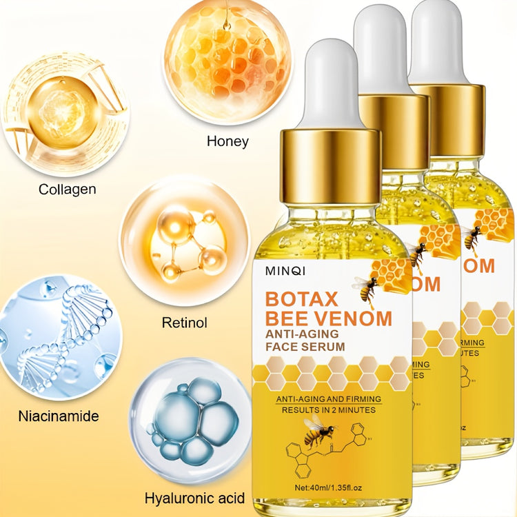 3 packs of BOTAX Bee Venom - Anti-aging Facial Serum Retinol; Vitamin C - Lifestil. www.Lifestil.net
