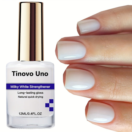 Tinovo Uno Milk White Nail Strengthener for nails - Lifestil. www.Lifestil.net