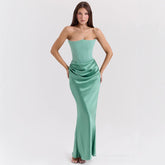Fashion Style Slim Tube Top Long Dress Sexy Fashion Bandeau - Lifestil. www.Lifestil.net