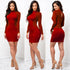 Fashion Style Long Sleeved Round Neck Mesh Stitching Dress - Lifestil. www.Lifestil.net