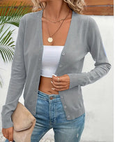 Elegant And Minimalist Cardigan For Women