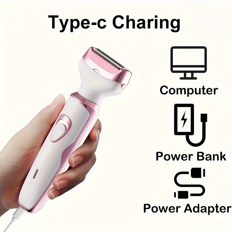 4-in-1 Rechargeable Razor, Rechargeable Electric Razor for Women - Lifestil. www.Lifestil.net