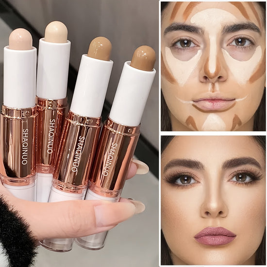 Dual-ended highlighter and contour stick - 3D - for the face