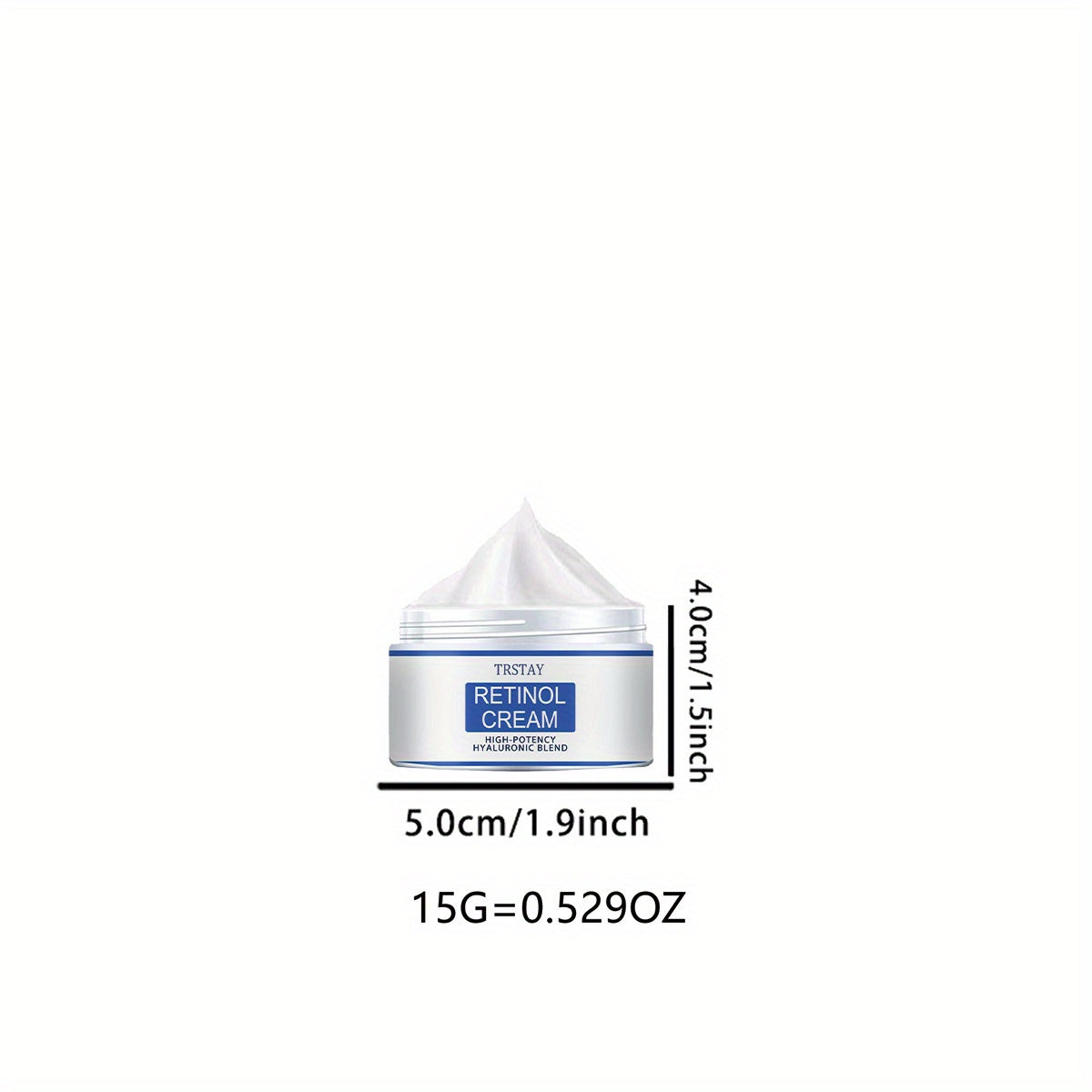 A moisturizing cream containing hyaluronic acid