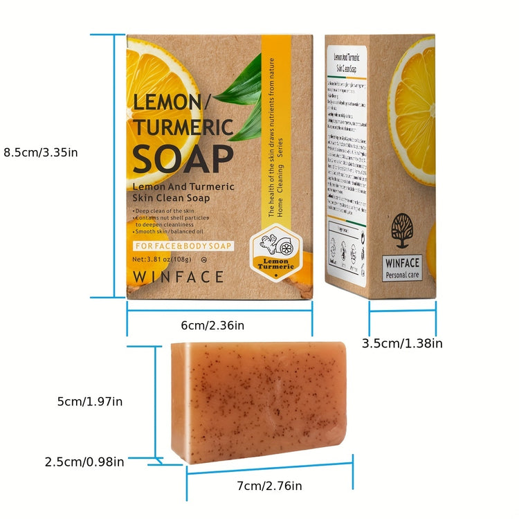 Soap with kojic acid and lemon turmeric - Lifestil. www.Lifestil.net