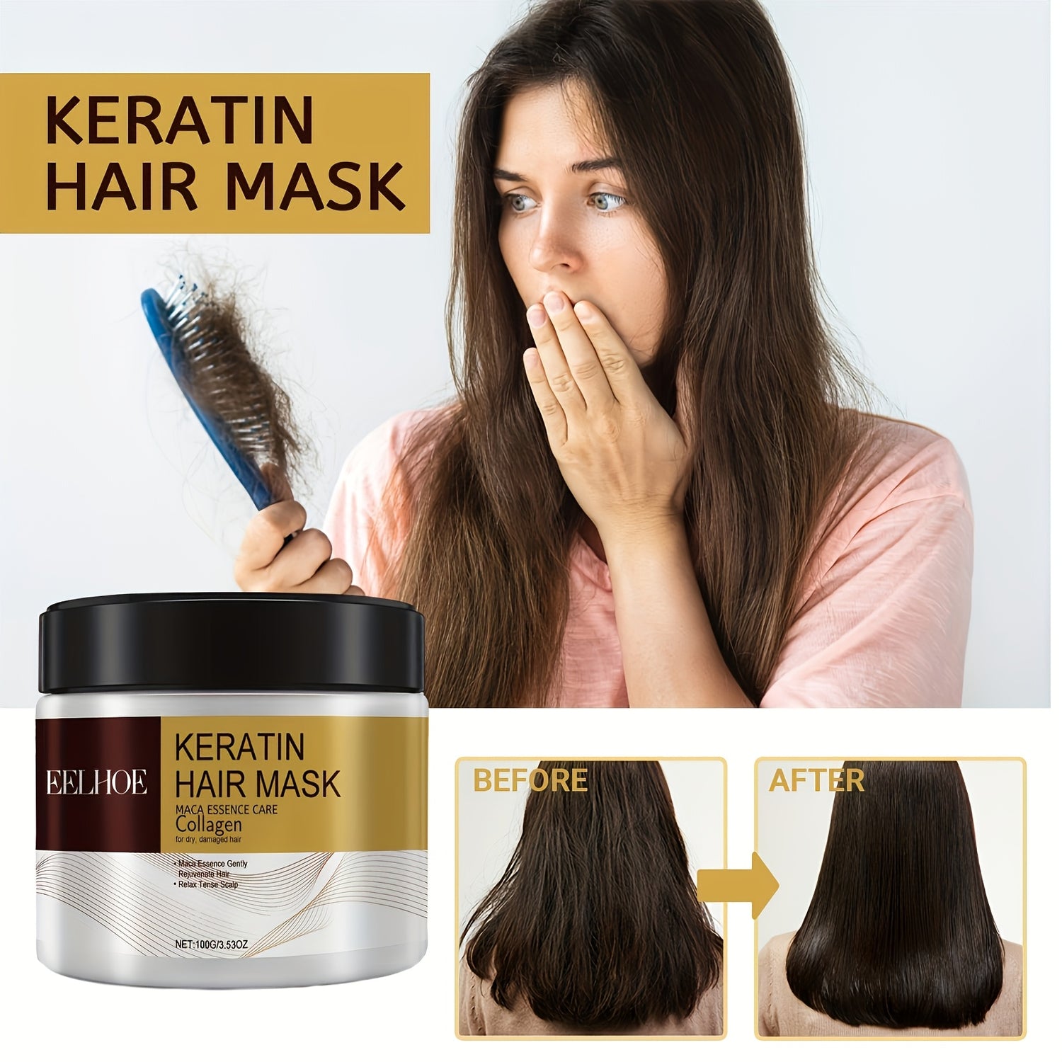 keratin hair mask 3 pcs. - Lifestil. www.Lifestil.net