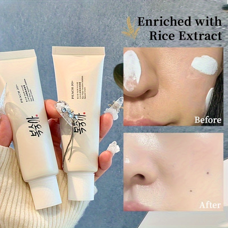Makeup-free moisturizer with rice water