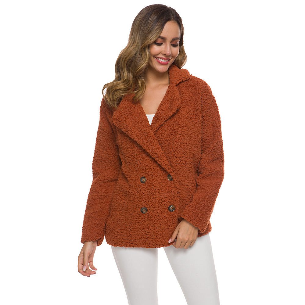 Woman Fashion Style Double breasted wool coat - Lifestil. www.Lifestil.net